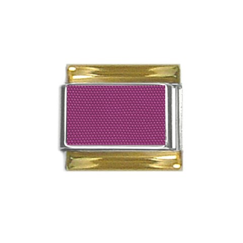 Snake Gold Trim Italian Charm (9mm) from ArtsNow.com Front