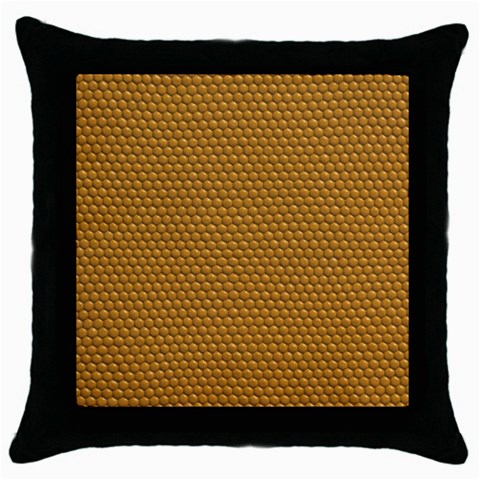 Snake Throw Pillow Case (Black) from ArtsNow.com Front