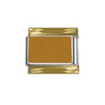 Snake Gold Trim Italian Charm (9mm)