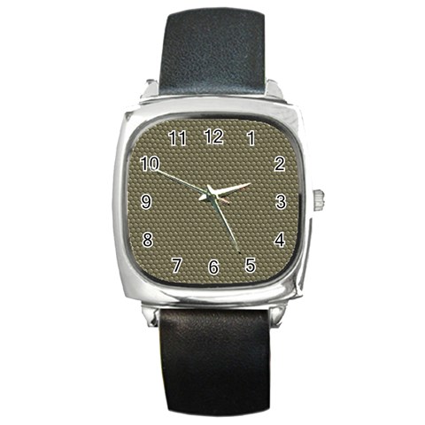 Snake Square Metal Watch from ArtsNow.com Front