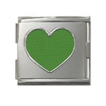 Snake Mega Link Heart Italian Charm (18mm)