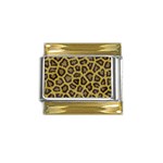 Leopard Gold Trim Italian Charm (9mm)