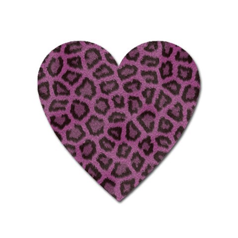 Leopard Magnet (Heart) from ArtsNow.com Front