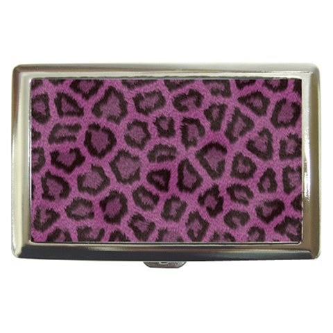 Leopard Cigarette Money Case from ArtsNow.com Front