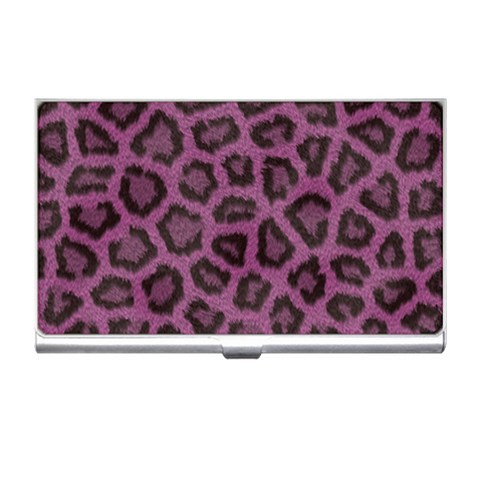 Leopard Business Card Holder from ArtsNow.com Front