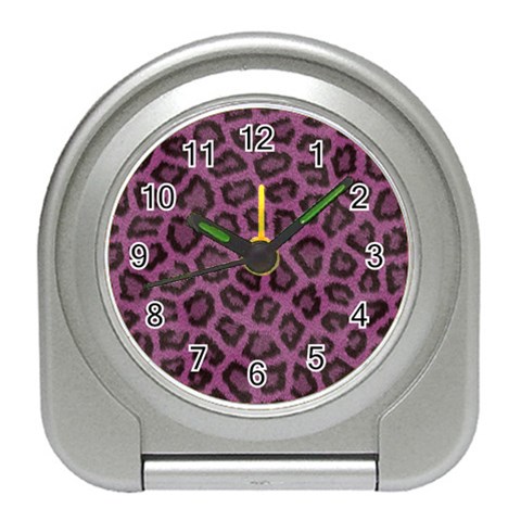 Leopard Travel Alarm Clock from ArtsNow.com Front