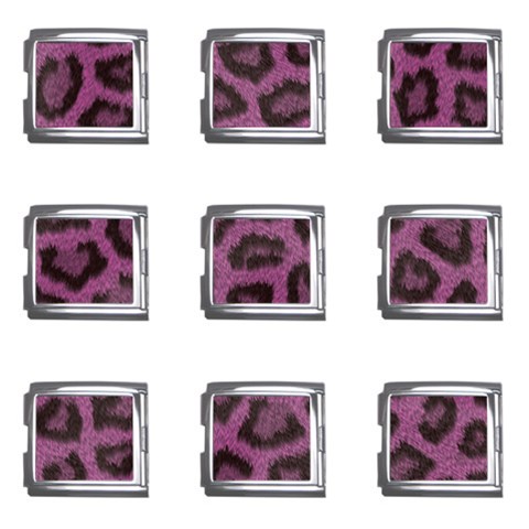 Leopard Mega Link Italian Charm (9 pack) from ArtsNow.com Front