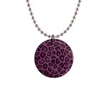 Leopard 1  Button Necklace