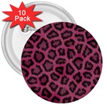 Leopard 3  Button (10 pack)