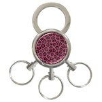 Leopard 3-Ring Key Chain