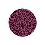 Leopard Rubber Round Coaster (4 pack)