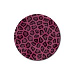 Leopard Rubber Round Coaster (4 pack)