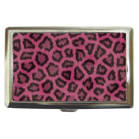 Leopard Cigarette Money Case from ArtsNow.com Front