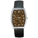 Cheetah Barrel Style Metal Watch