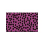 Cheetah Sticker Rectangular (100 pack)