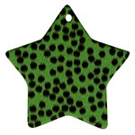 Cheetah Ornament (Star)