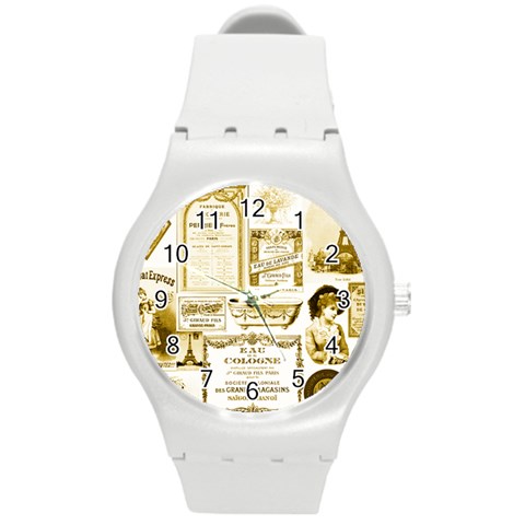 Parisgoldentower Plastic Sport Watch (Medium) from ArtsNow.com Front