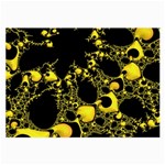 Special Fractal 04 Yellow Glasses Cloth (Large, Two Sided)