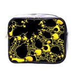 Special Fractal 04 Yellow Mini Travel Toiletry Bag (One Side)