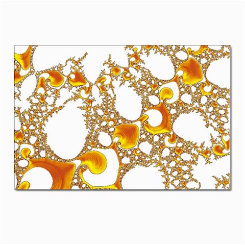 Special Fractal 04 Orange Postcard 4 x 6  (10 Pack) from ArtsNow.com Front