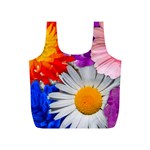 Lovely Flowers, Blue Reusable Bag (S)