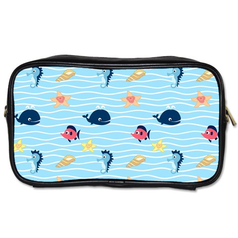 Fun Fish of the Ocean Travel Toiletry Bag (One Side) from ArtsNow.com Front