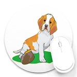 Beagle Round Mousepad