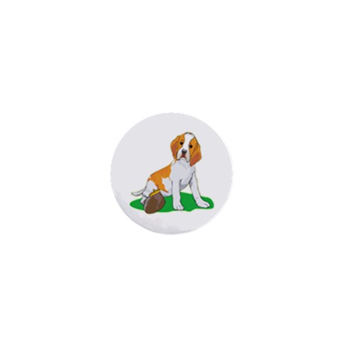 Beagle 1  Mini Button from ArtsNow.com Front