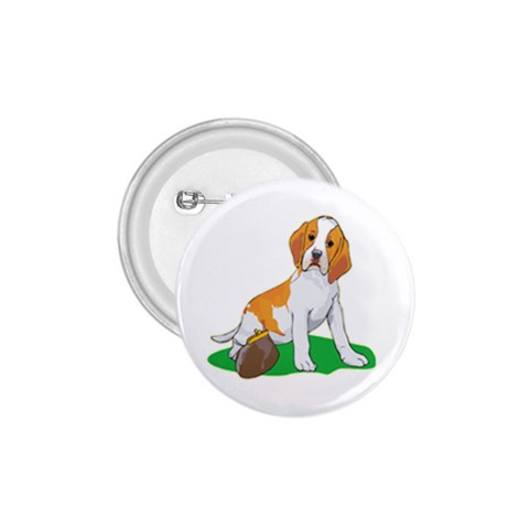 Beagle 1.75  Button from ArtsNow.com Front