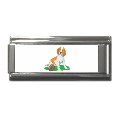 Beagle Superlink Italian Charm (9mm) from ArtsNow.com Front