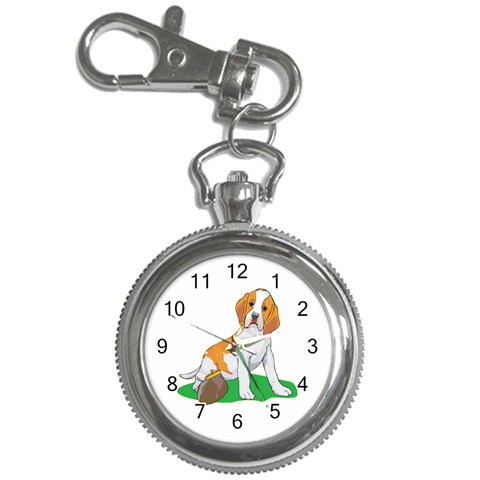Beagle Key Chain Watch from ArtsNow.com Front