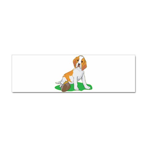 Beagle Sticker Bumper (10 pack) from ArtsNow.com Front