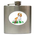 Beagle Hip Flask (6 oz)