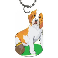 Beagle Dog Tag (Two Sides) from ArtsNow.com Back