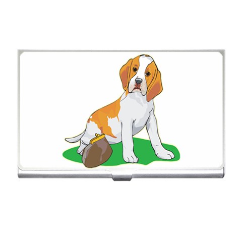 Beagle Business Card Holder from ArtsNow.com Front
