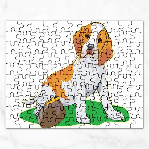 Beagle Jigsaw Puzzle (Rectangular) from ArtsNow.com Front