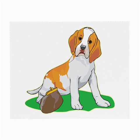 Beagle Glasses Cloth from ArtsNow.com Front