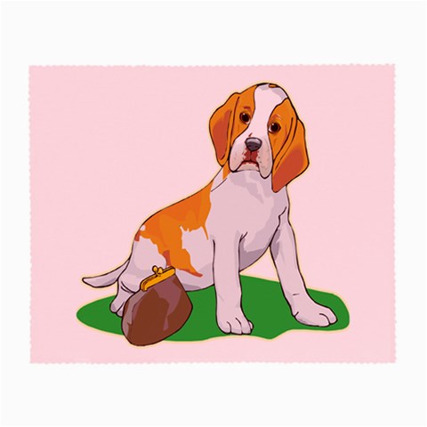 Beagle Glasses Cloth from ArtsNow.com Front