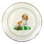 Beagle Porcelain Plate