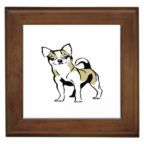 Chihuahua Framed Tile from ArtsNow.com Front