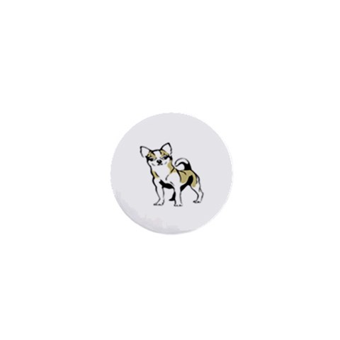 Chihuahua 1  Mini Button from ArtsNow.com Front