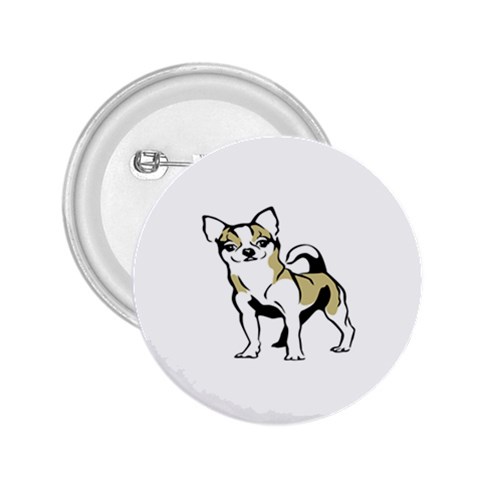 Chihuahua 2.25  Button from ArtsNow.com Front