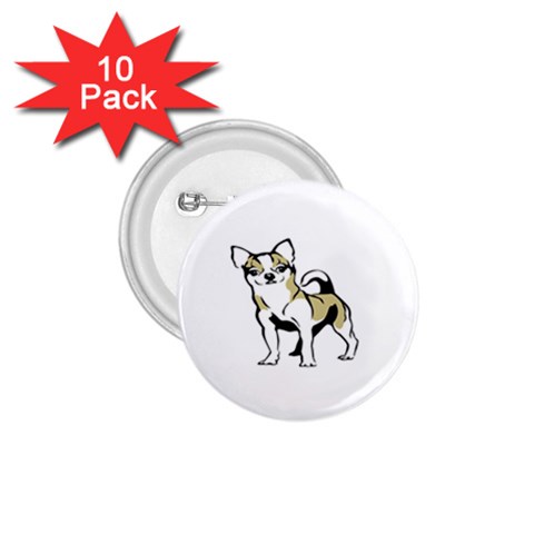 Chihuahua 1.75  Button (10 pack)  from ArtsNow.com Front