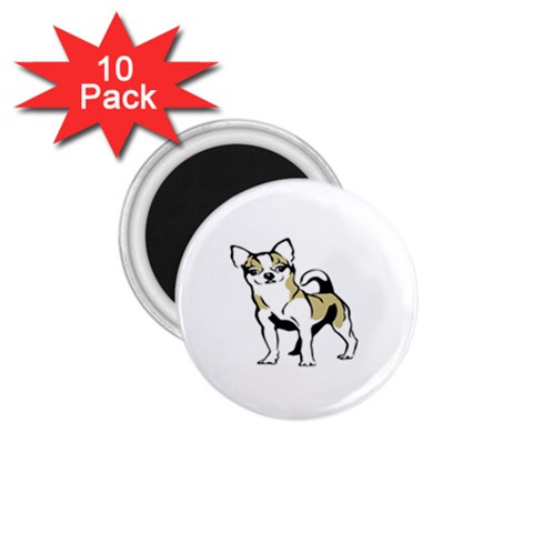 Chihuahua 1.75  Magnet (10 pack)  from ArtsNow.com Front