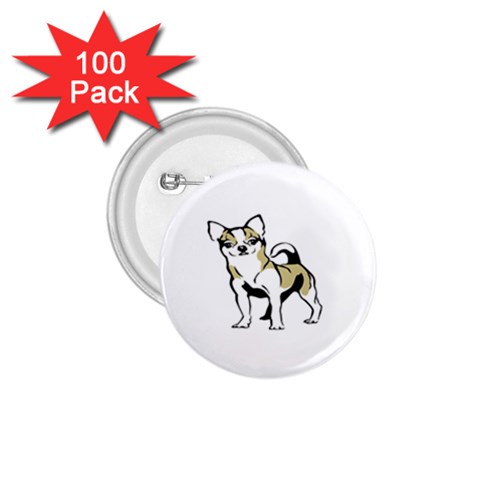 Chihuahua 1.75  Button (100 pack)  from ArtsNow.com Front