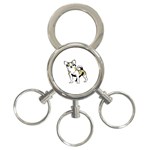 Chihuahua 3-Ring Key Chain
