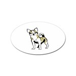 Chihuahua Sticker Oval (100 pack)