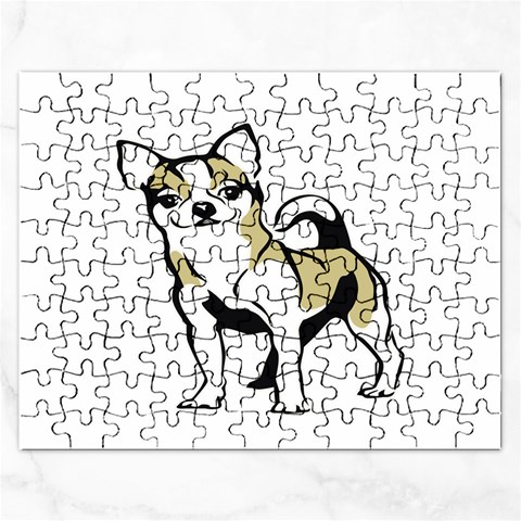 Chihuahua Jigsaw Puzzle (Rectangular) from ArtsNow.com Front