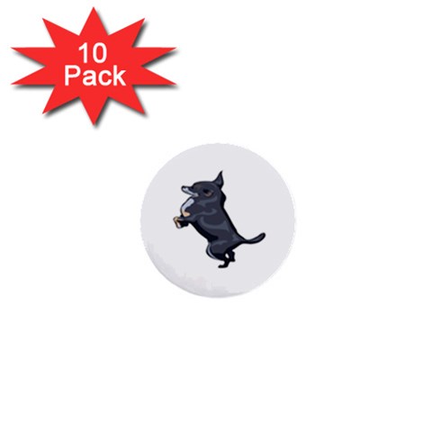 Chihuahua 1  Mini Button (10 pack)  from ArtsNow.com Front