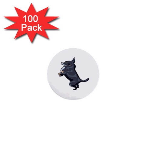 Chihuahua 1  Mini Button (100 pack)  from ArtsNow.com Front